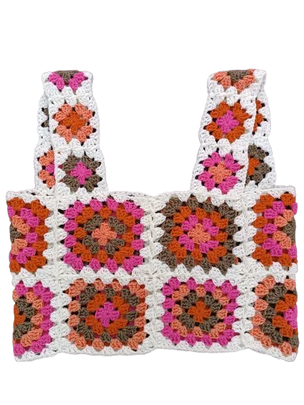 Granny Square Crop Top: crochet pattern — photo 2