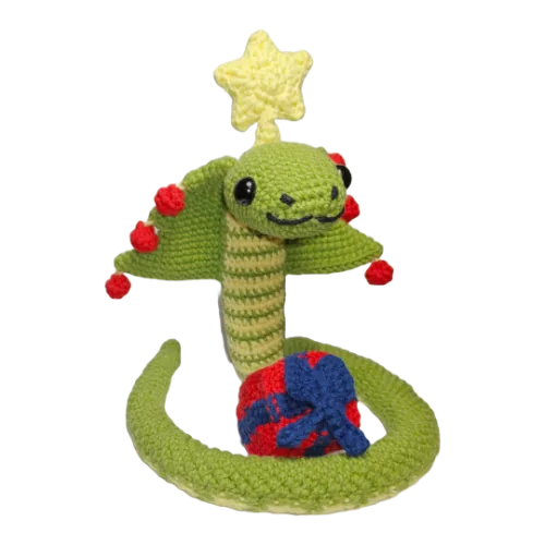 Christmas Tree cobra snake crochet pattern — photo 4