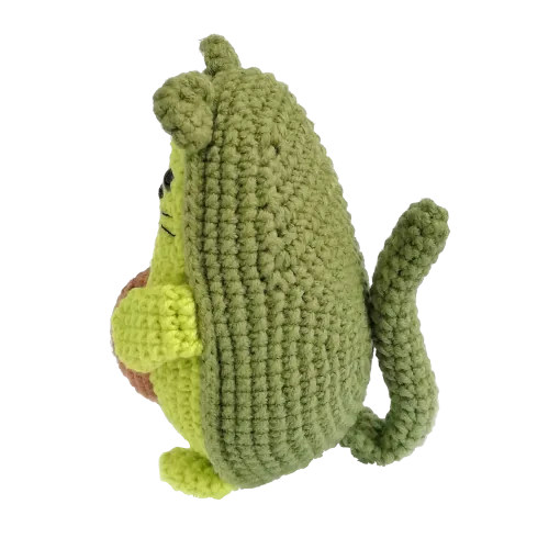 Avocato the cat crochet pattern — photo 3