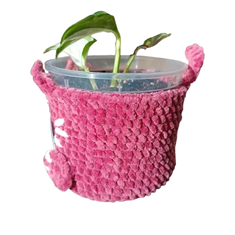 Cat Plant Pot Case crochet pattern — photo 2