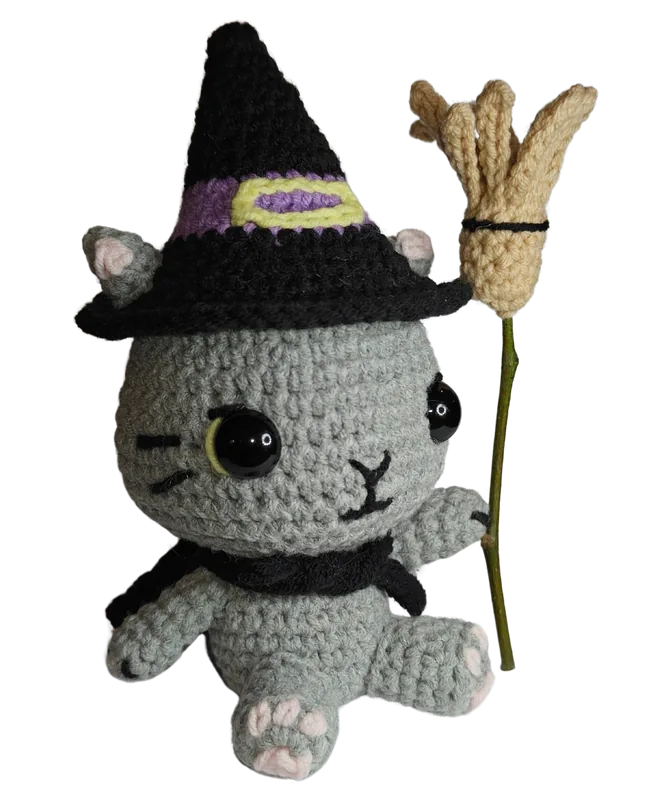 Luna the witch cat crochet pattern — photo 3