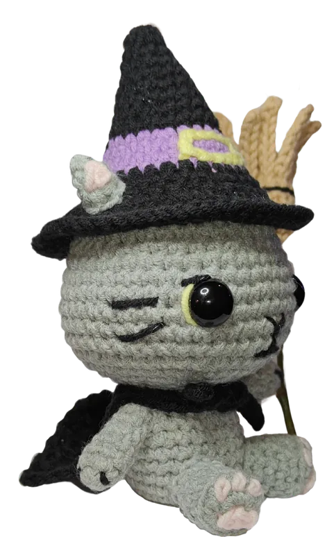 Luna the witch cat crochet pattern — photo 4