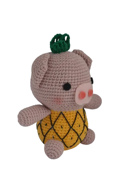 Ananas-Schweinchen crochet pattern — photo 2