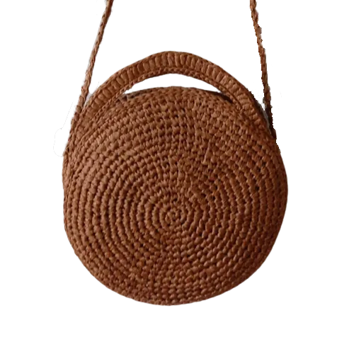 A brown Raffia Bag crochet pattern — photo 2