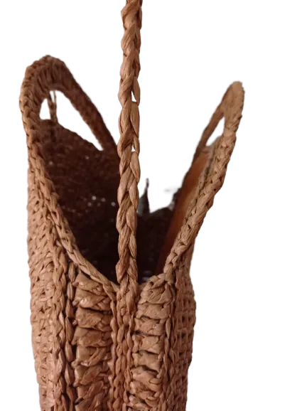 A brown Raffia Bag crochet pattern — photo 3
