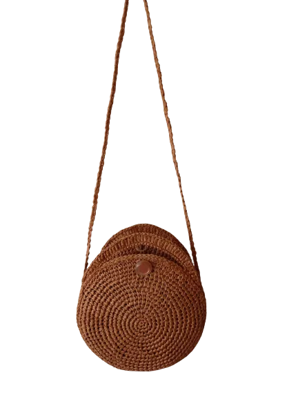A brown Raffia Bag crochet pattern — photo 6